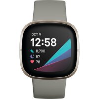 Fitbit Sense silber/salbeigrau