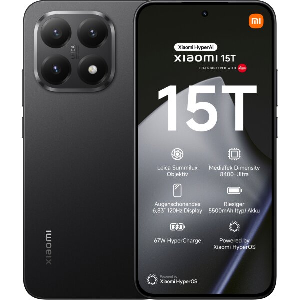 Xiaomi 15T 256GB schwarz