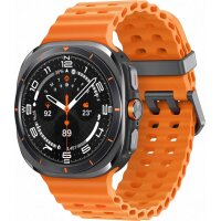 Samsung Galaxy Watch Ultra Titanium Gray Marine Band Orange