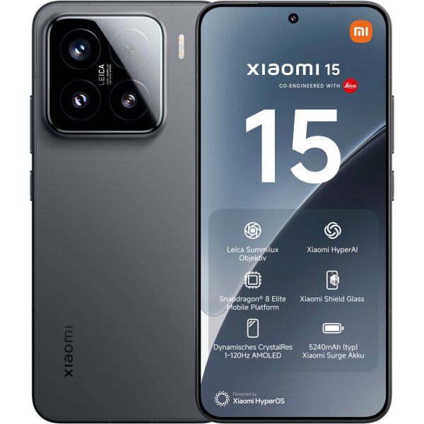 Xiaomi 15 512GB schwarz