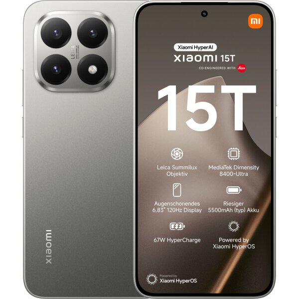Xiaomi 15T 256GB grau